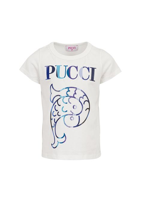 T-shirt con logo EMILIO PUCCI | PX8B41 Z3186101